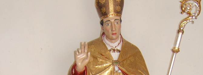 Statua lignea S.Carlo Borromeo